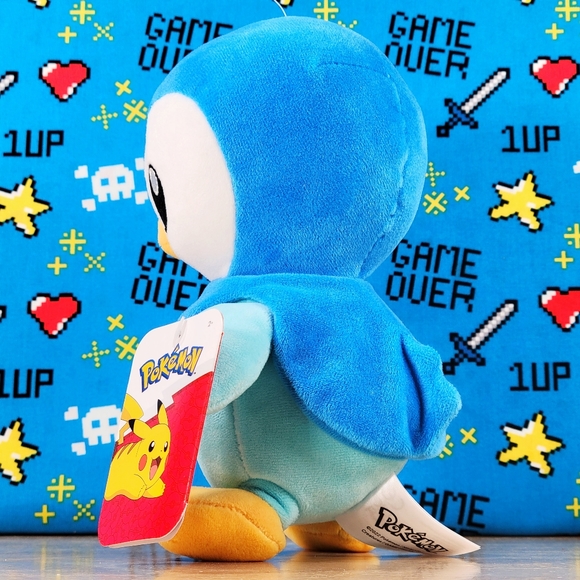 Pokemon PIPLUP 8" UltraSoft Jazwares Collectible Nintendo Genuine Gaming Plush - Picture 4 of 10